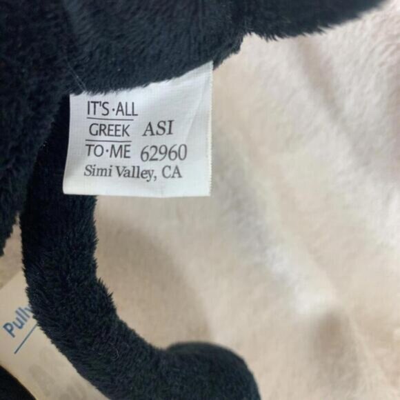 University Of New Brunswick UNB Pully Pals Stuffed Black Dog Toy Fun Memorabilia - Picture 7 of 9